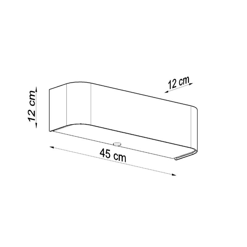 Kinkiet Sollux Lighting LOKKO biały 1 szt.