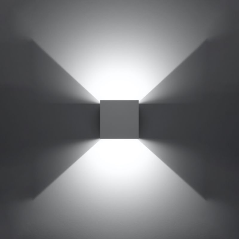 Kinkiet Sollux Lighting LUCA biały LED IP54 1 szt.