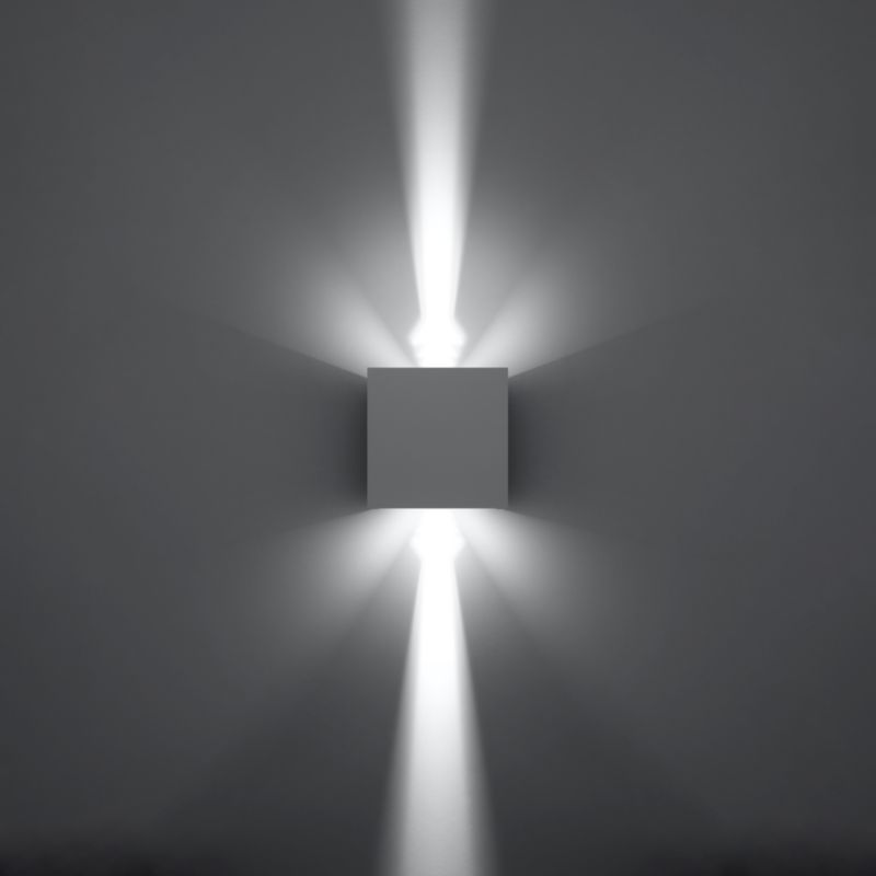 Kinkiet Sollux Lighting LUCA biały LED IP54 1 szt.