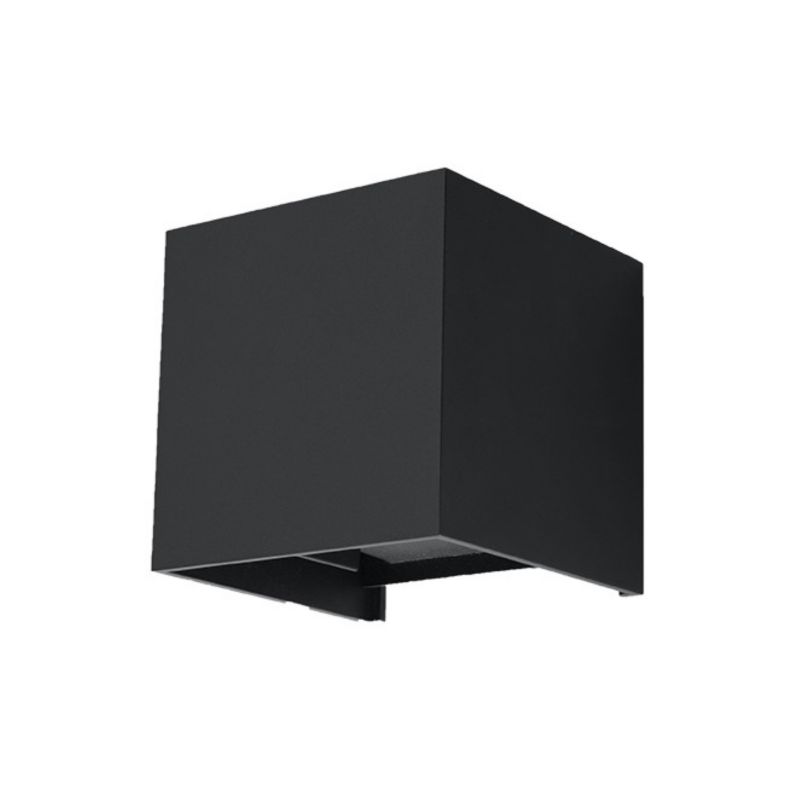 Kinkiet Sollux Lighting LUCA czarny LED IP54 1 szt.