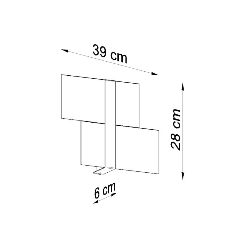 Kinkiet Sollux Lighting MASSIMO chrom 1 szt.