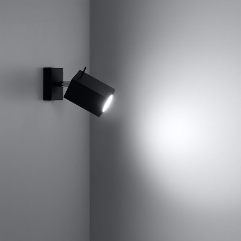 Kinkiet Sollux Lighting MERIDA czarny 1 szt.