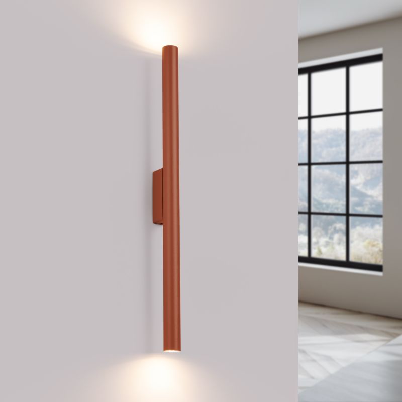 Kinkiet Sollux Lighting PASTELO 2 ochra czerwona 1 szt.