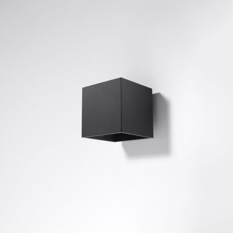 Kinkiet Sollux Lighting QUAD 1 czarny 1 szt.
