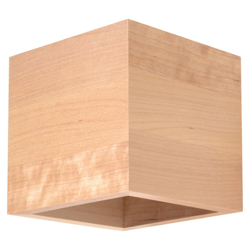 Kinkiet Sollux Lighting QUAD naturalne drewno 1 szt.