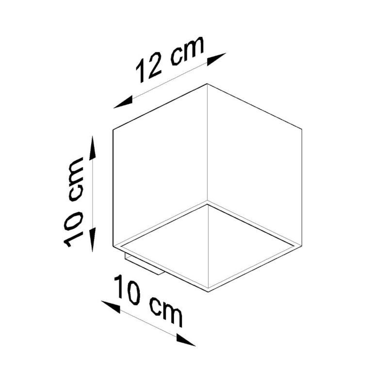 Kinkiet Sollux Lighting QUAD naturalne drewno 1 szt.