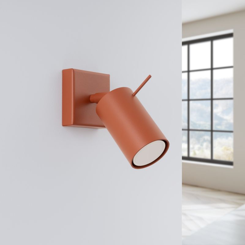 Kinkiet Sollux Lighting RING ochra czerwona 1 szt.