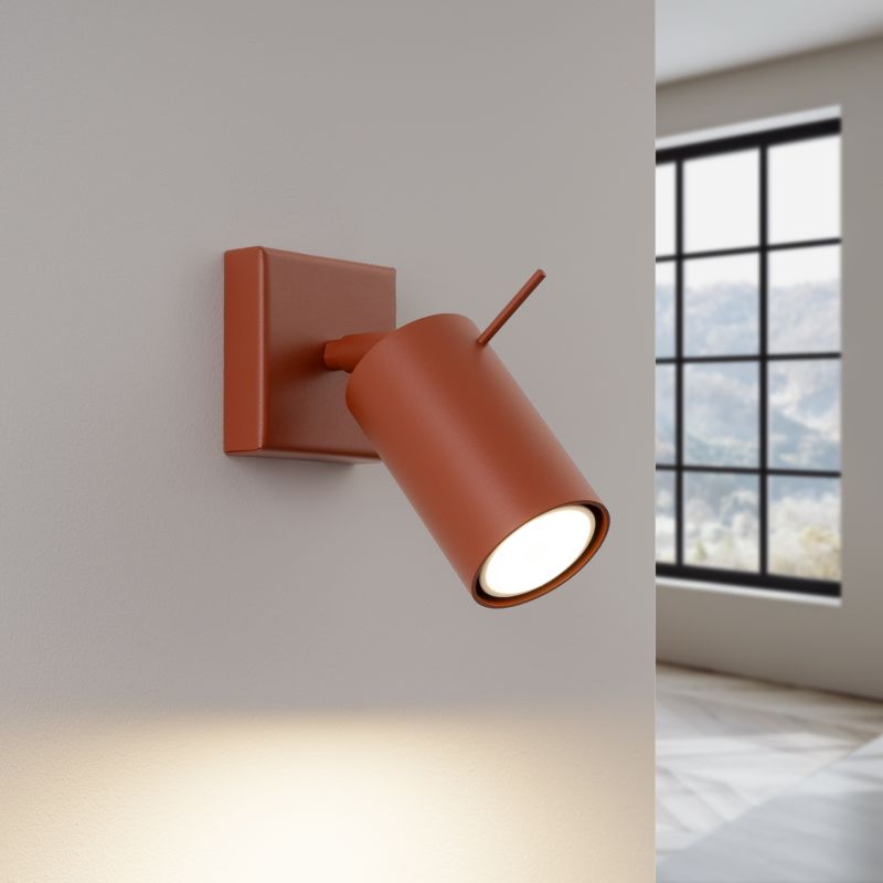 Kinkiet Sollux Lighting RING ochra czerwona 1 szt.
