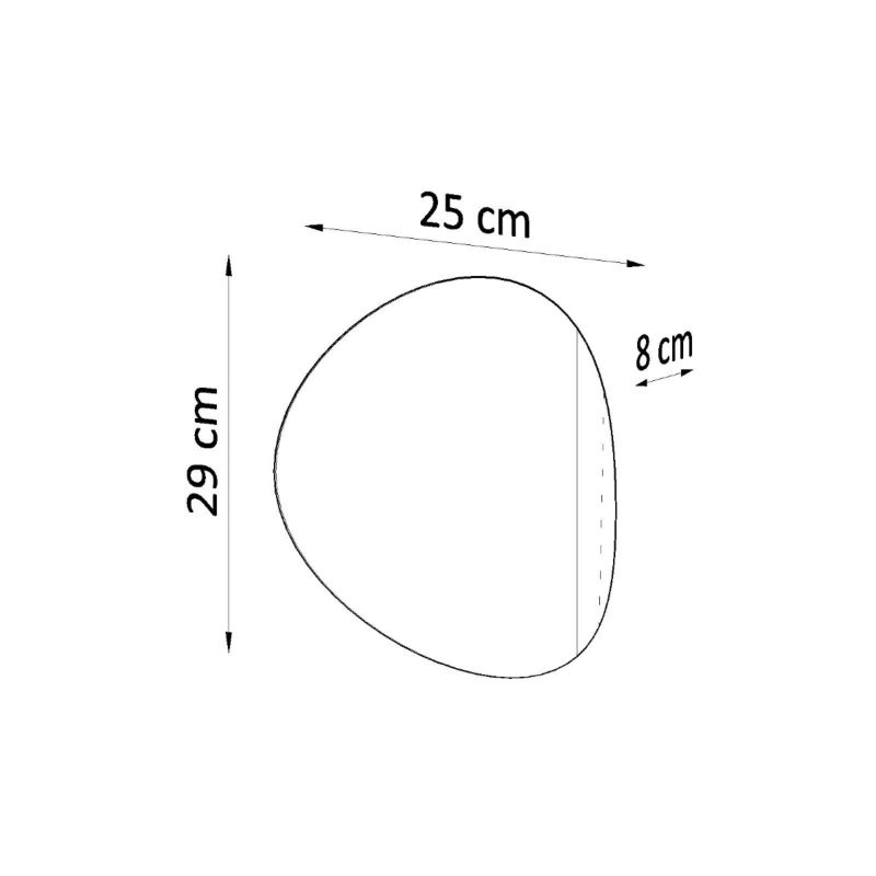 Kinkiet Sollux Lighting SENSES czarny 1 szt.