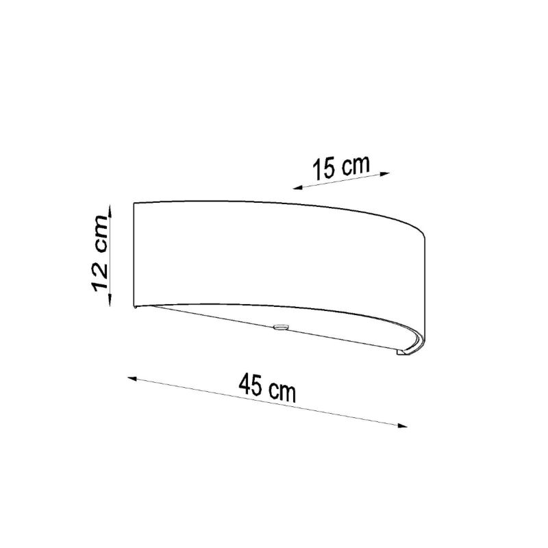 Kinkiet Sollux Lighting SKALA biały 1 szt.