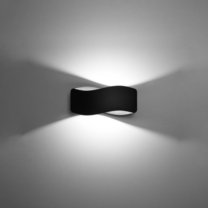Kinkiet Sollux Lighting TILA 30 czarny 1 szt.