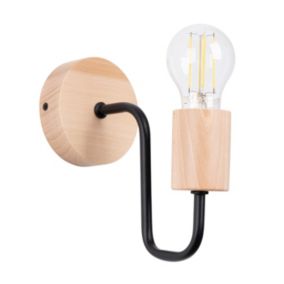 Kinkiet Sollux Lighting TIMBO czarny 1 szt.