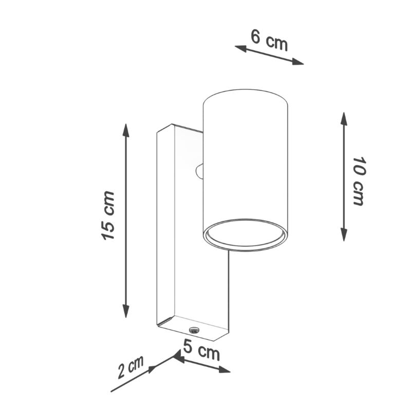 Kinkiet Sollux Lighting UTTI biały 1 szt.