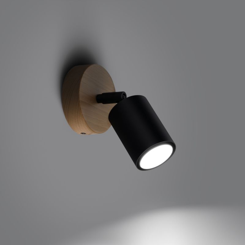 Kinkiet Sollux Lighting VERDO czarny 1 szt.