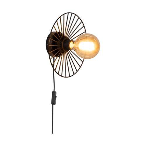 Kinkiet SPOT Light 1xE27 Max.25W Elegancki Czarny Klosz w Minimalistycznym Stylu, Polski Producent, 1 szt.