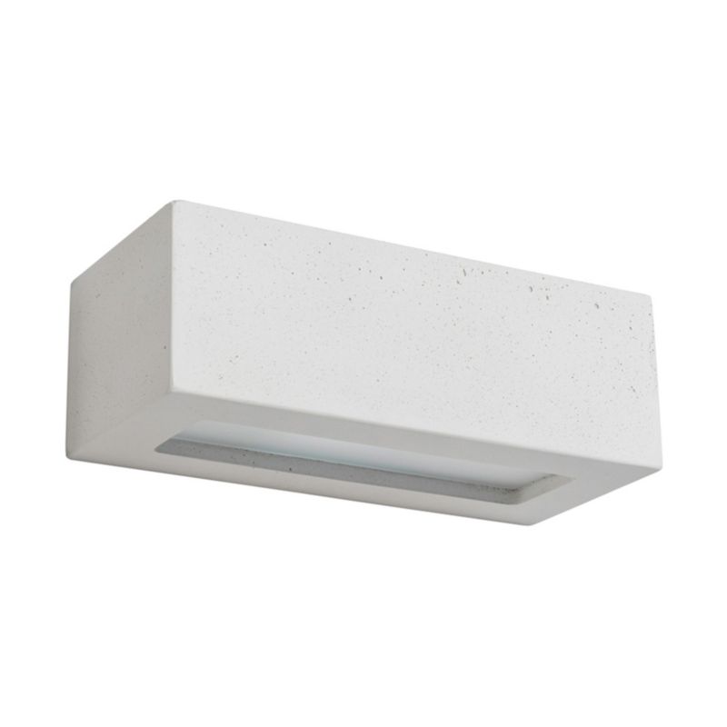 Kinkiet SPOT Light 1xE27 Max.40W Biały Beton z Szronionym Szkłem, Polski Producent, 1 szt.