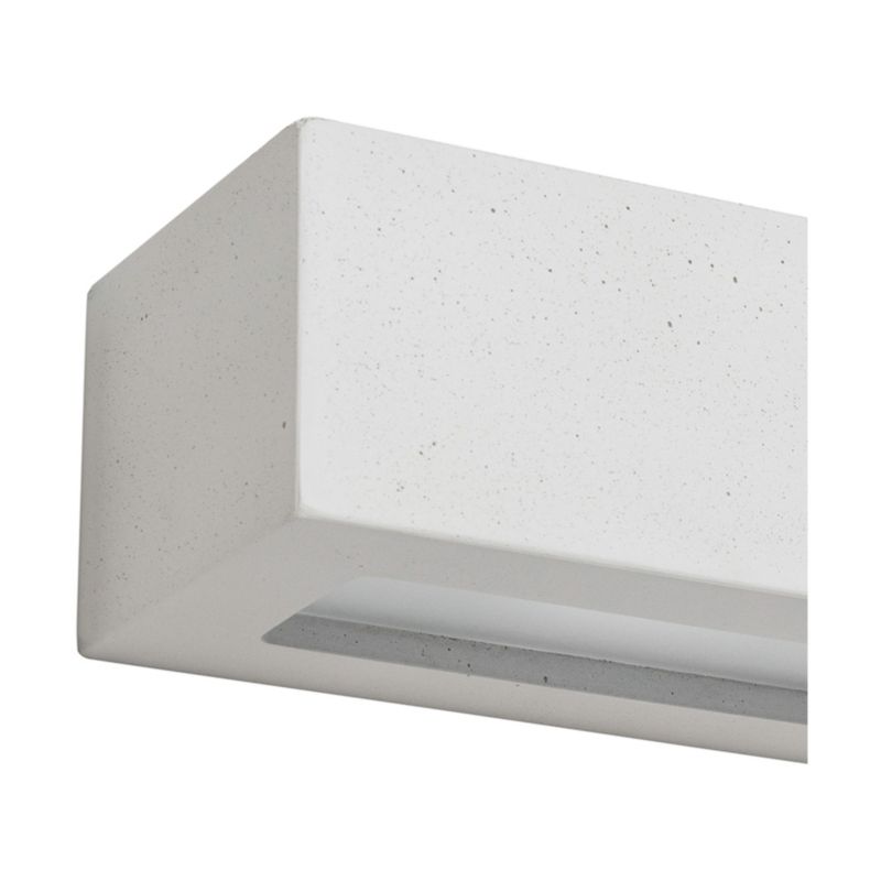 Kinkiet SPOT Light 1xE27 Max.40W Biały Beton z Szronionym Szkłem, Polski Producent, 1 szt.