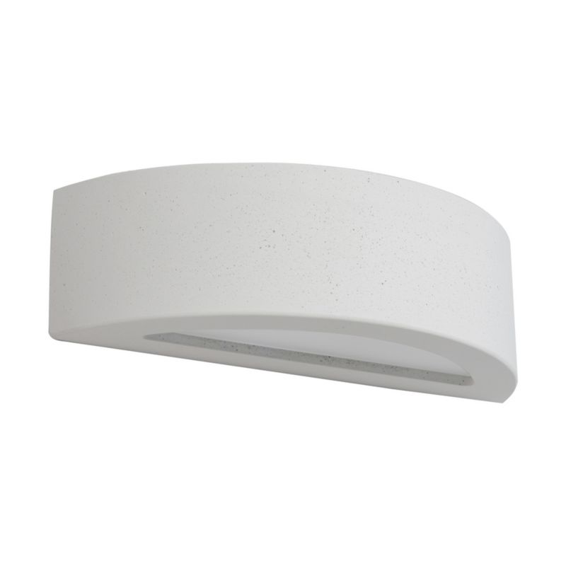 Kinkiet SPOT Light  1xE27 Max.40W Połączenie Białego Betonu z Szronionym Szkłem, Polski Producent, 1 szt.
