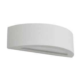 Kinkiet SPOT Light  1xE27 Max.40W Połączenie Białego Betonu z Szronionym Szkłem, Polski Producent, 1 szt.