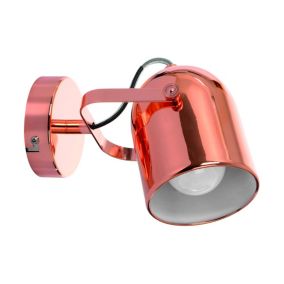 Kinkiet SPOT Light 1xE27 Max.60W Elegancka Miedź w Nowoczesnym Stylu, Polski Producent, 1 szt.