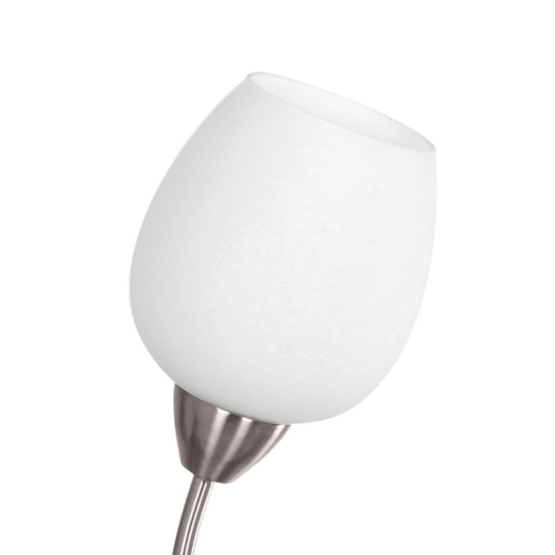 Kinkiet SPOT Light  1xE27 Max.60W Kombinacja Satyny i Bieli w Klasycznym Designie od Polskiego Producenta, 1 szt.