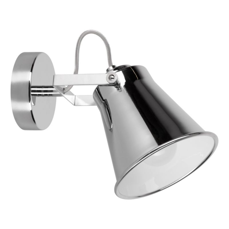 Kinkiet SPOT Light  1xE27 Max.60W Subtelny Chrom w Minimalistycznym Stylu, Polski Producent, 1 szt.