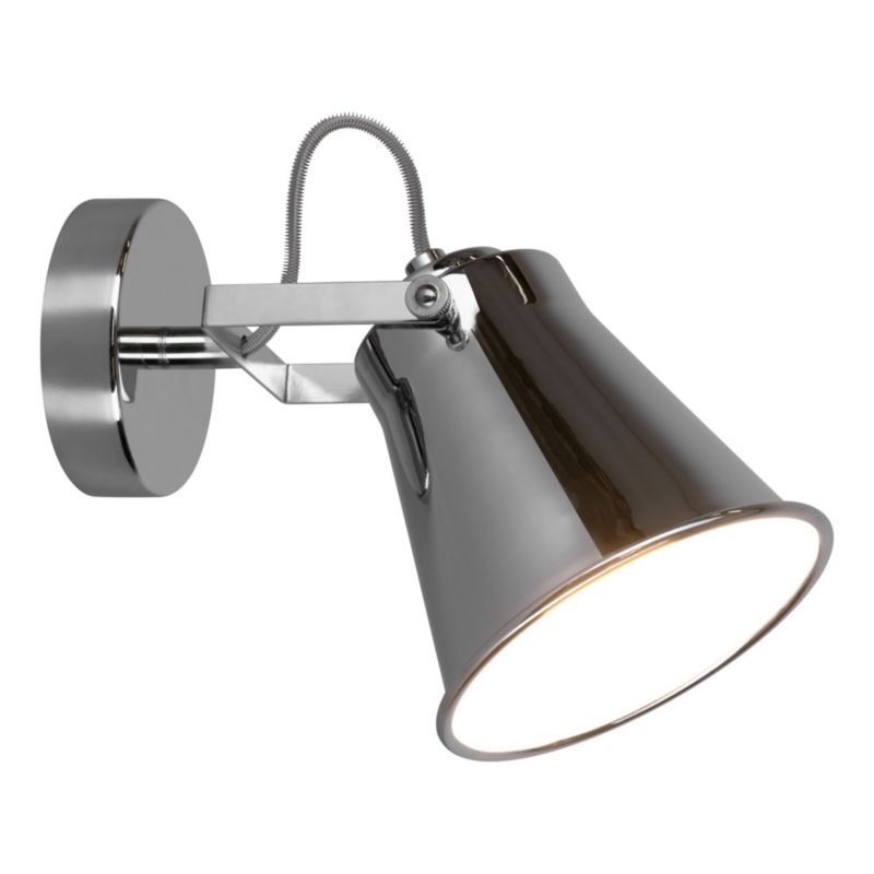 Kinkiet SPOT Light  1xE27 Max.60W Subtelny Chrom w Minimalistycznym Stylu, Polski Producent, 1 szt.