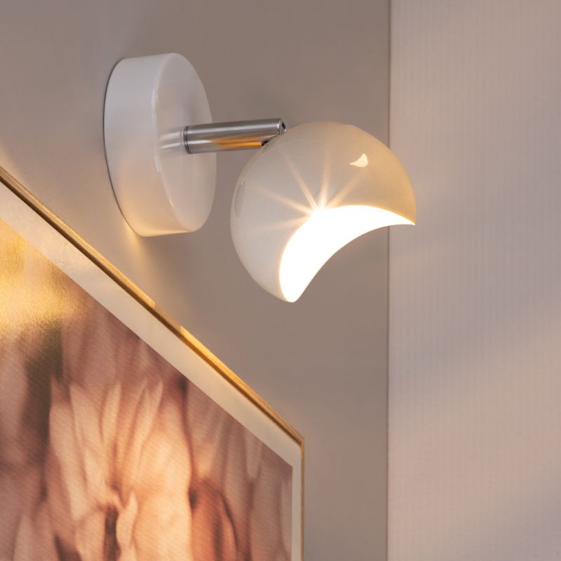 Kinkiet SPOT Light  1xG9 Max.28W Elegancka Biel w Minimalistycznym Designie, Polski Producent, 1 szt.