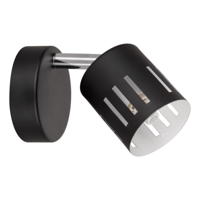 Kinkiet SPOT Light  1xG9 Max.28W Elegancka Czerń w Minimalistycznym Stylu, Polski Producent, 1 szt.