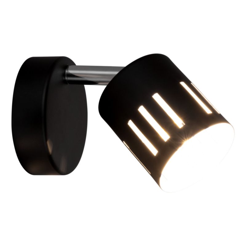Kinkiet SPOT Light  1xG9 Max.28W Elegancka Czerń w Minimalistycznym Stylu, Polski Producent, 1 szt.