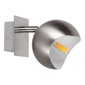 Kinkiet SPOT Light  1xG9 Max.28W Elegancka Satyna z Akcentem Bieli, Polski Producent, 1 szt.