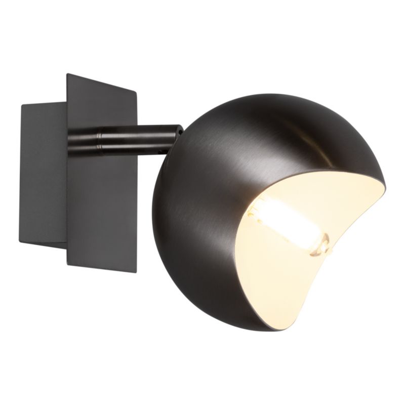 Kinkiet SPOT Light  1xG9 Max.28W Elegancka Satyna z Akcentem Bieli, Polski Producent, 1 szt.