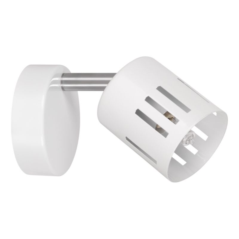 Kinkiet SPOT Light  1xG9 Max.28W Klasyczne Połączenie Chromu i Bieli, Polski Producent, 1szt.