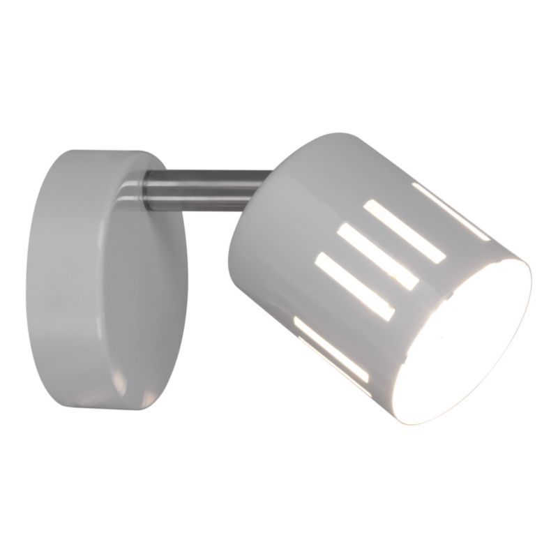 Kinkiet SPOT Light  1xG9 Max.28W Klasyczne Połączenie Chromu i Bieli, Polski Producent, 1szt.