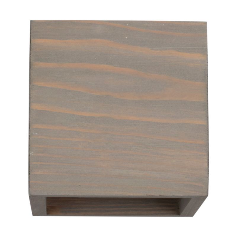 Kinkiet SPOT Light  1xG9 Max.6W Sosna Szara FSC z Akcentem Czerni, Polski Producent, 1 szt.