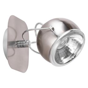 Kinkiet SPOT Light  1xGU10 LED 6W Elegancka Satyna w Klasycznym Stylu, Polski Producent, 1 szt.
