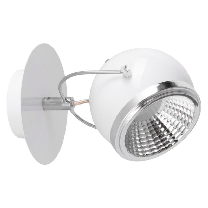 Kinkiet SPOT Light  1xGU10 LED 6W Klasyczna Biel w Minimalistycznym Stylu, Polski Producent, 1 szt.