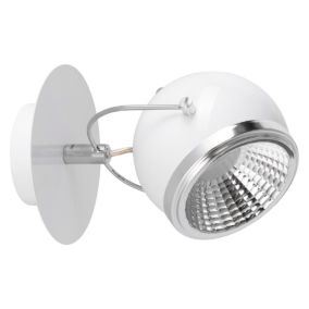 Kinkiet SPOT Light  1xGU10 LED 6W Klasyczna Biel w Minimalistycznym Stylu, Polski Producent, 1 szt.