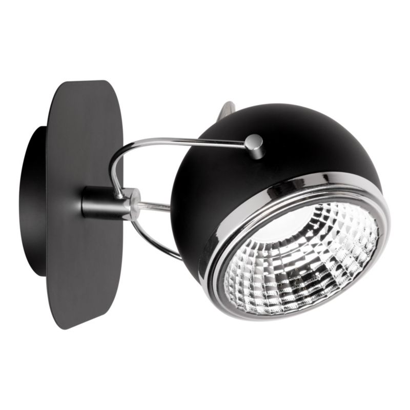 Kinkiet SPOT Light  1xGU10 LED 6W Subtelna Czerń w Industrialnym Stylu, Polski Producent, 1 szt.