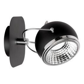 Kinkiet SPOT Light  1xGU10 LED 6W Subtelna Czerń w Industrialnym Stylu, Polski Producent, 1 szt.