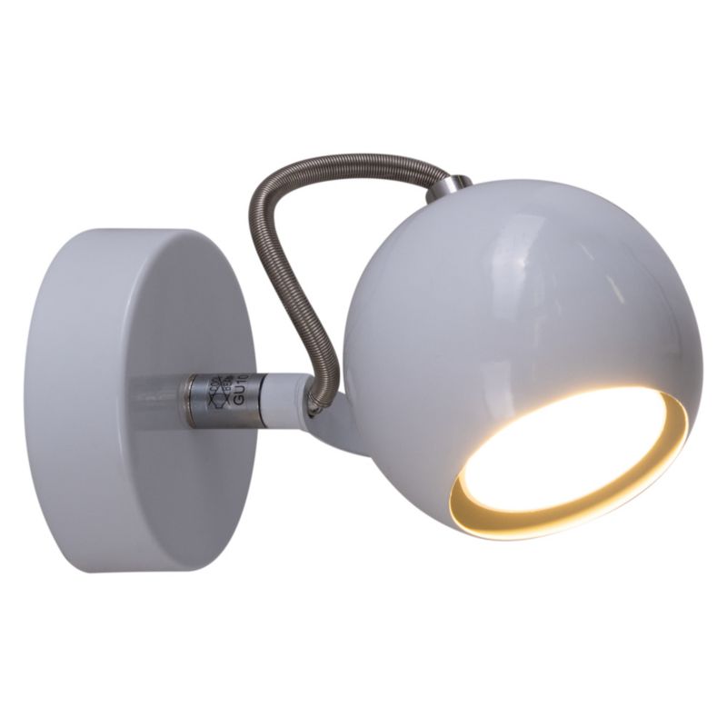 Kinkiet SPOT Light  1xGU10 Max.50W Harmonijna Biel od Polskiego Producenta, 1 szt.