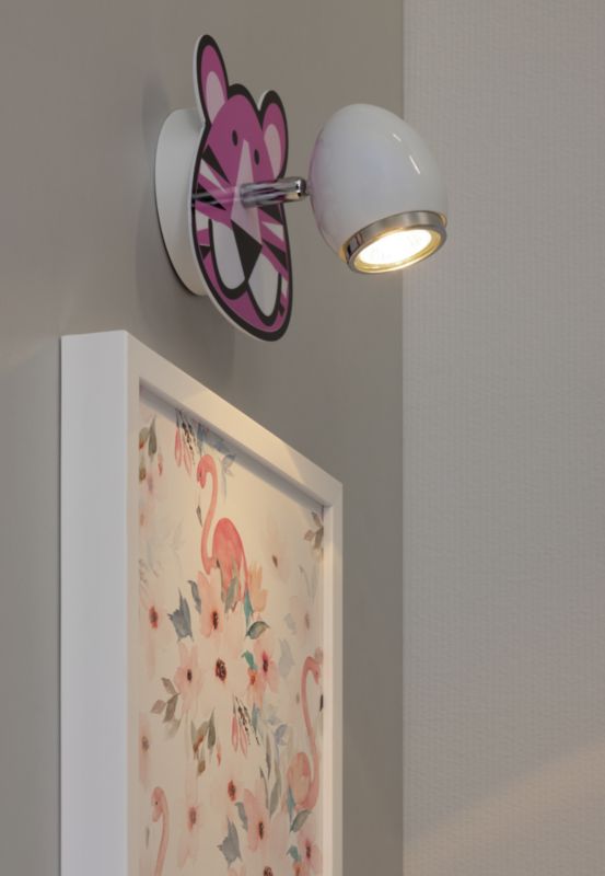 Kinkiet SPOT Light  1xGU10 Max.50W Połączenie Bieli z Wielokolorowym Wzorem w Tygrysa, Polski Producent 1 szt.