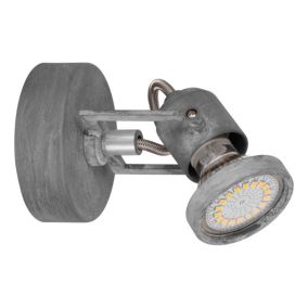 Kinkiet SPOT Light  1xGU10 Max.50W Szary Beton, Nowoczesny Styl od  Polskiego Producenta, 1 szt.