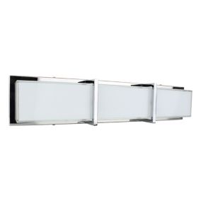 Kinkiet SPOT Light  1xLED 27W Minimalistyczne Połączenie Bieli z Akcentem Chromu, Polski Producent, 1szt.