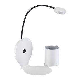 Kinkiet SPOT Light  1xLED 3W Eleganckie Połączenie Bieli z Dodatkiem Czerni, Polski Producent, 1 szt.