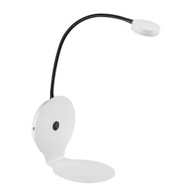 Kinkiet SPOT Light  1xLED 3W Subtelne Połączenie Bieli z Akcentem Czerni, Polski Producent, 1 szt.