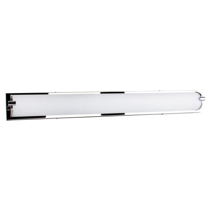 Kinkiet SPOT Light  1xLED 40W Kombinacja Chromu z Białym Szkłem, Polski Producent, 1 szt.
