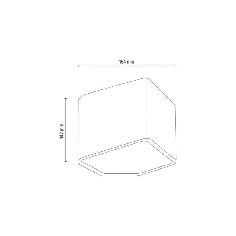 Kinkiet SPOT Light  1xLED 6W Połączenie Czerni z Akcentem Złota, Polski Producent, 1 szt.