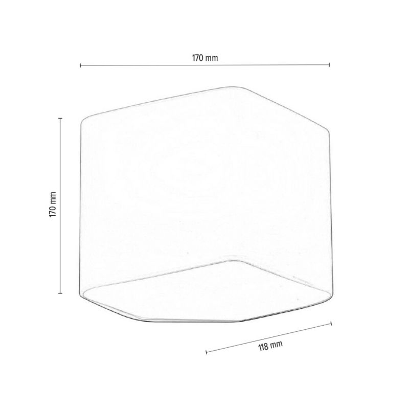 Kinkiet SPOT Light  1xLED 6W Subtelna Biel w Minimalistycznym Stylu, Polski Producent, 1 szt.