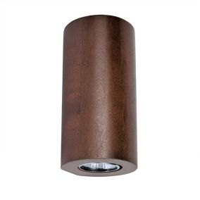 Kinkiet SPOT Light  2xGU10 Max.6W Drewno Bukowe Orzechowe FSC, Polski Producent, 1 szt.
